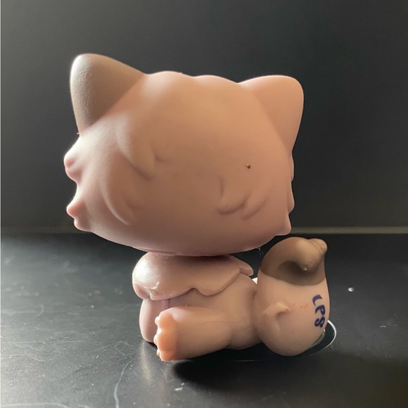 Littlest Pet Shop LPS 1027, Persian Kitty Cat Purple Gray Eye Patch - Picture 4 of 8